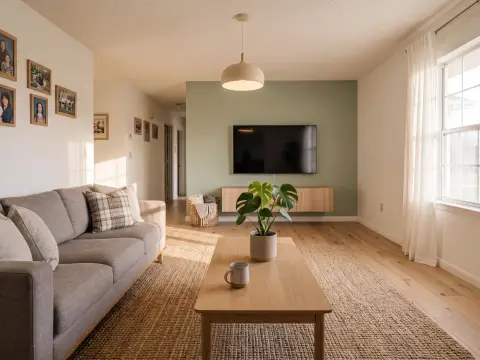 Living room to Japandi after
